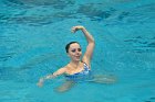 Artistic Swim vs TWC  Wheaton College Artistic Swimming vs Texas Women’s College. - Photo By: KEITH NORDSTROM : Wheaton, Artistic Swimming